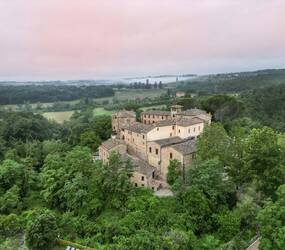 Castel Monastero Toscane Vue