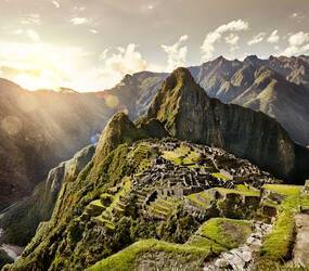 Machu Picchu Vue Aerienne Perou