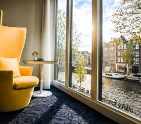 Andaz Large Canal View Chambre Vue Amsterdam Pays Bas