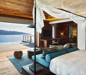 Seychelles Six Senses Zil Pasyon Pool Villa bedroom