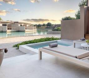 Zulal Wellness Resort Qatar Serenity Grand Deluxe Balcony