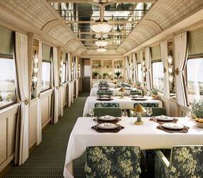 Britannic Explorer Belmond train Restaurant