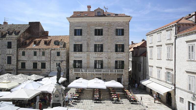 Pucic Palace Dubrovnik Croatie vue terrasse Adriatic Images