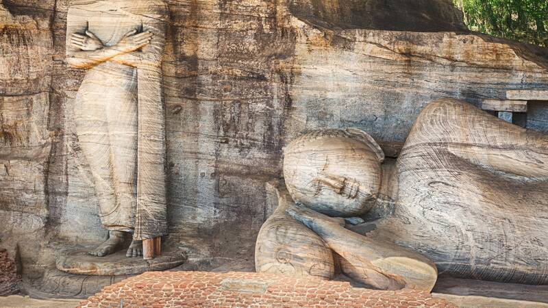 Polonnaruwa Rock Temple Sculpture Circuit Sri Lanka