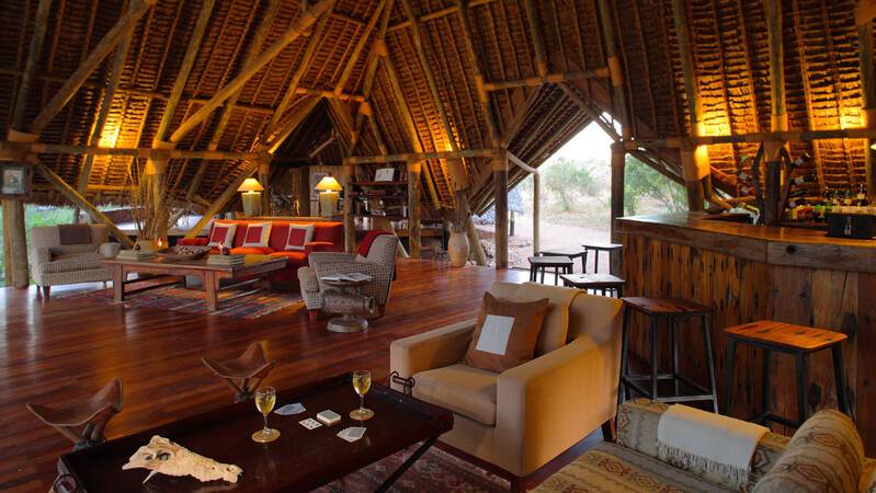 Tanzanie Jongomero Camp Lounge