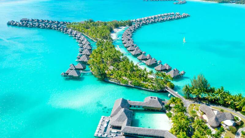 Bora Bora Saint Regis Villas Pilotis Polynesie Vue