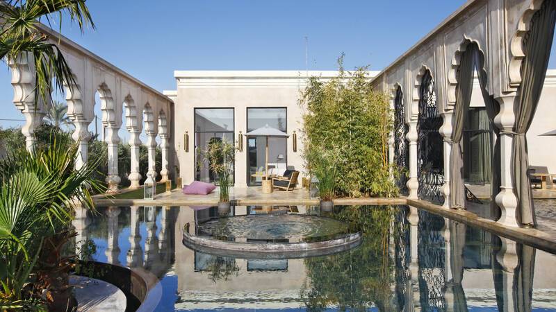 Palais Namaskar Marrakech deluxe room exterieur piscine