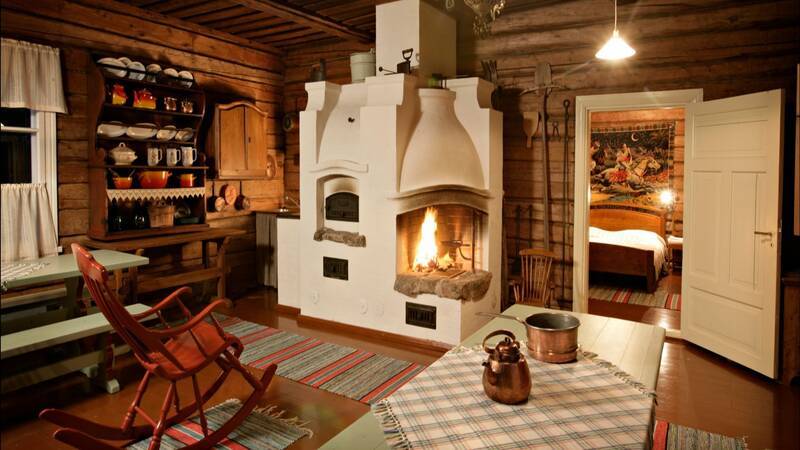 Kakslauttanen Maison Traditionnelle Living Laponie