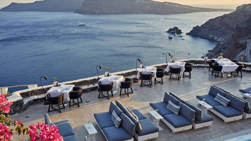 Canaves Oia Suites Santorin Petra Restaurant