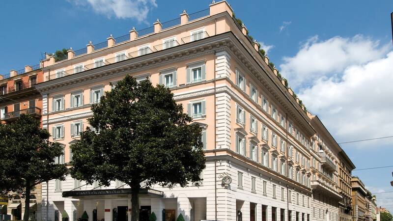 Grand Hotel Via Veneto Rome Italie Exterieur