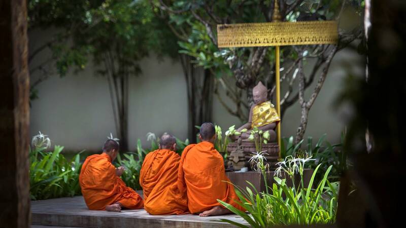 Amansara Buddhist Monks Siem Reap Cambodge