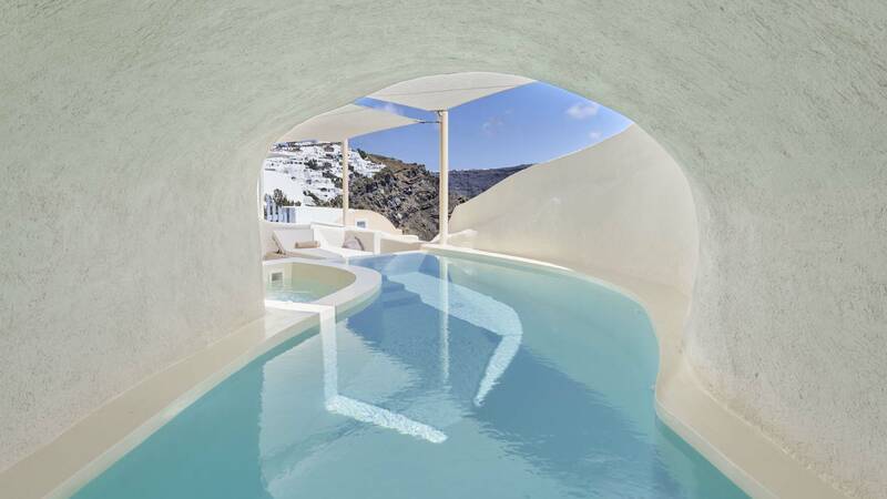 Mystique Santorin Villa Cave Pool