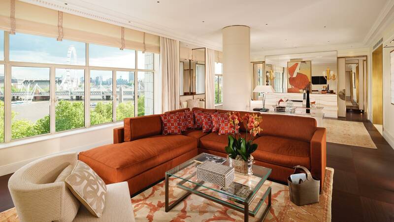 Fairmont Savoy Londres Suite Living Room