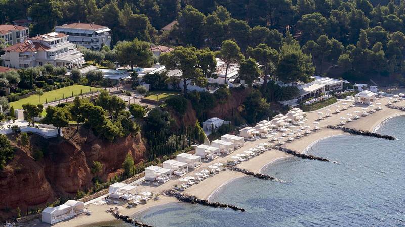 The Danai Halkidiki Grece Aerial Beach