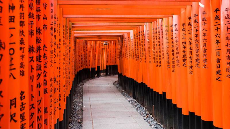 Circuit Japon Fushimi Inari taisha Kyoto billy pasco