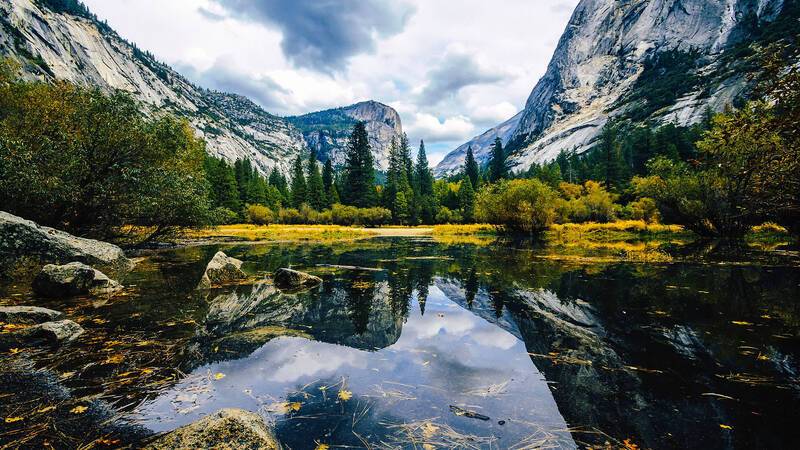 Yosemite mirror lake Californie 12019