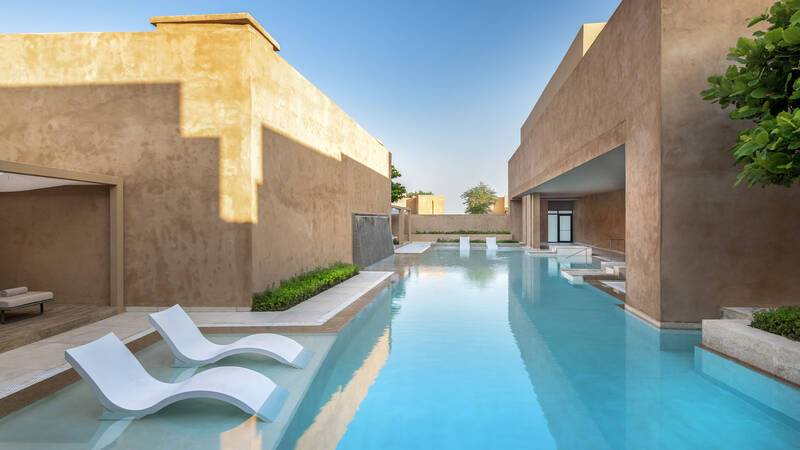 Zulal Wellness Resort Qatar Serenity Ladies Wellness Centre Outdoor Pool