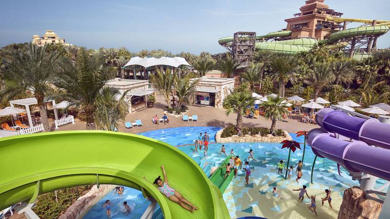 Atlantis Hotel Dubai Aquaventure Waterpark splasherscove