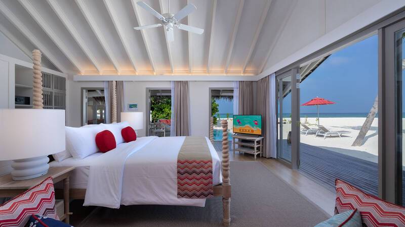 Cora Cora Maldives Beach Pool Suites Bedroom