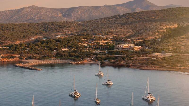 Cape Sounio Riviera Athenes Grece Vue