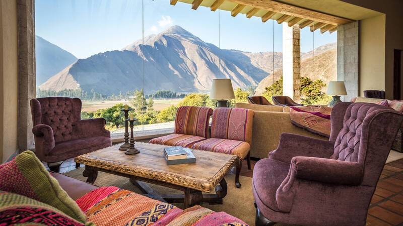 Perou Inkaterra Hacienda Urubamba Salon