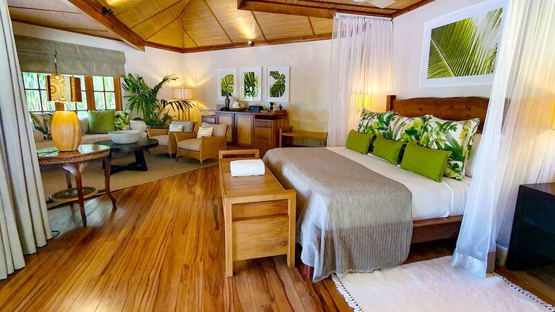Denis Private Island Seychelles Bedroom Deluxe Beachfront Spa Cottage