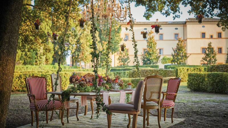Castello di Casole Belmond Toscane Diner
