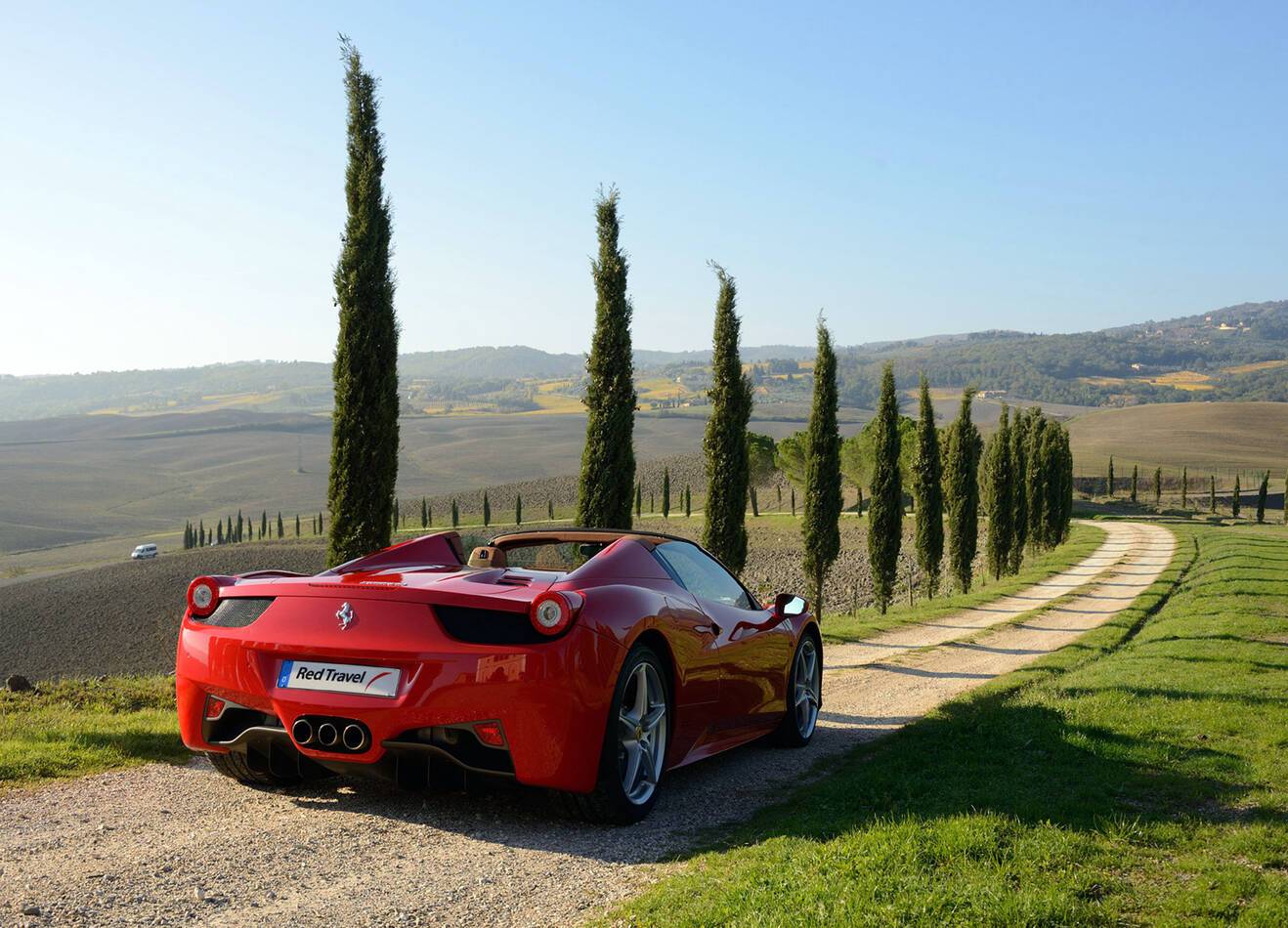 une journée en Ferrari sur les routes de Toscane