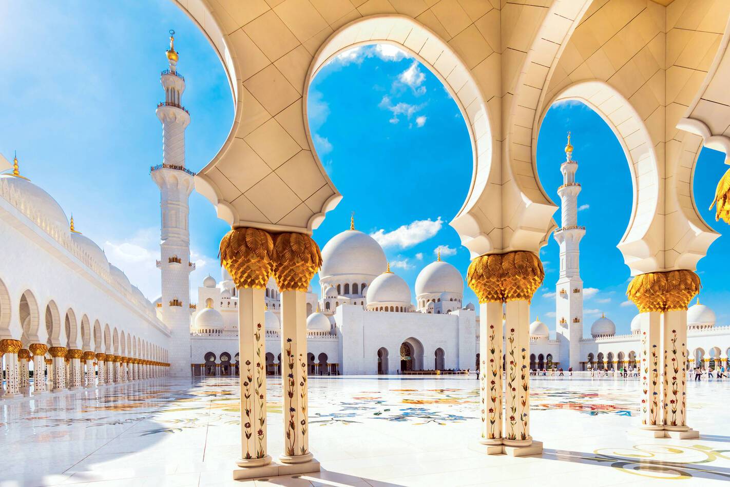 la visite de la Mosquée Cheikh Zayed avec un guide francophone