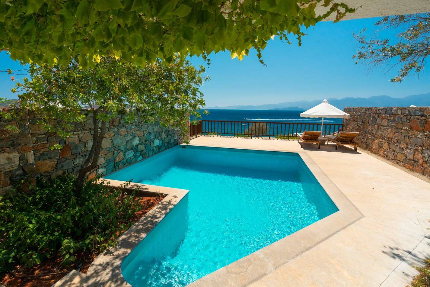Elounda Mare Crete villa pool