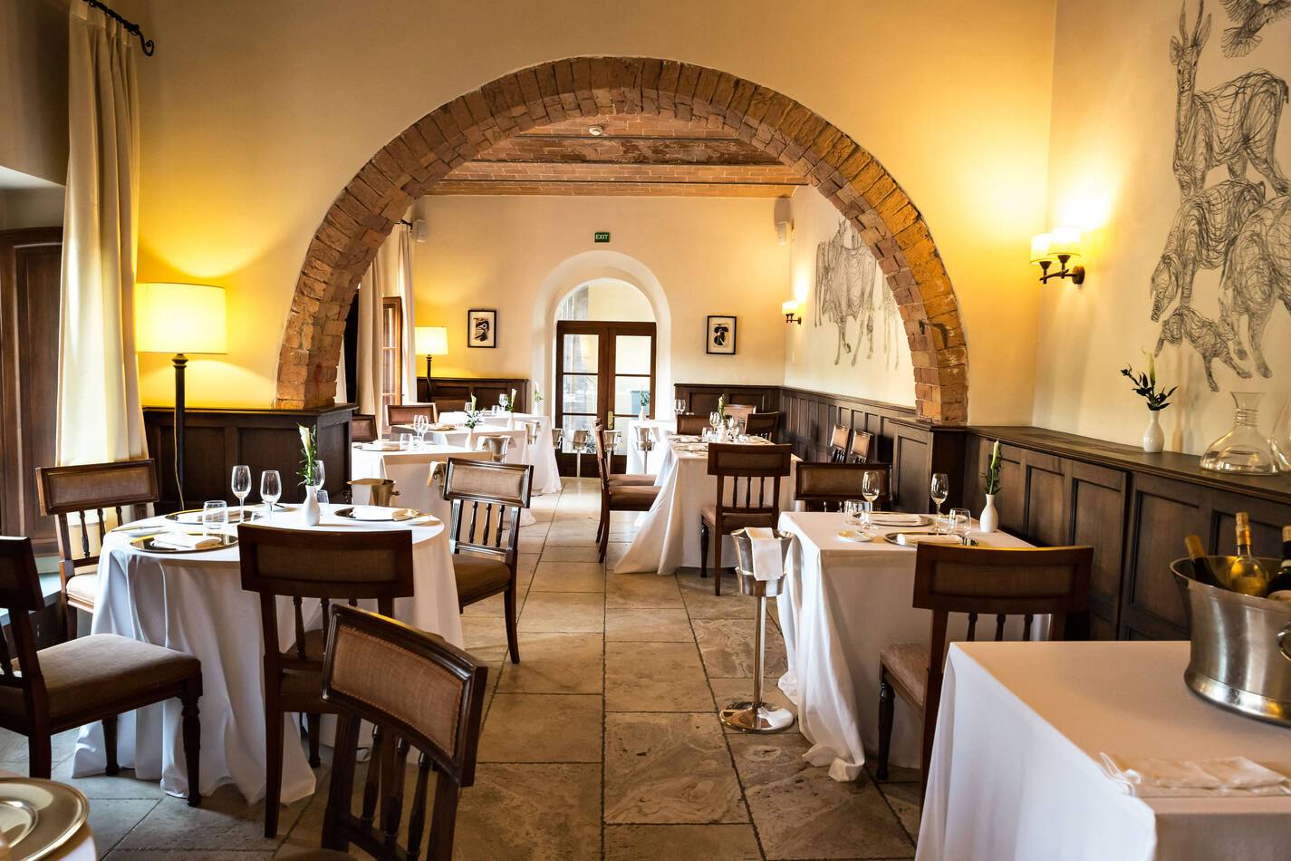 Castel Monastero Restaurant Toscane Italie Antinori