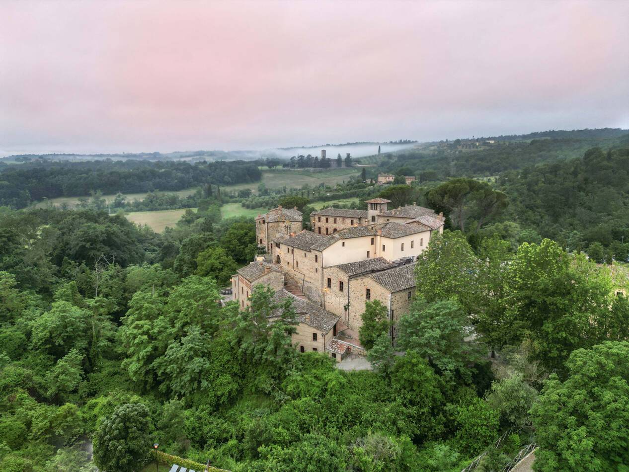 Castel Monastero Toscane Vue