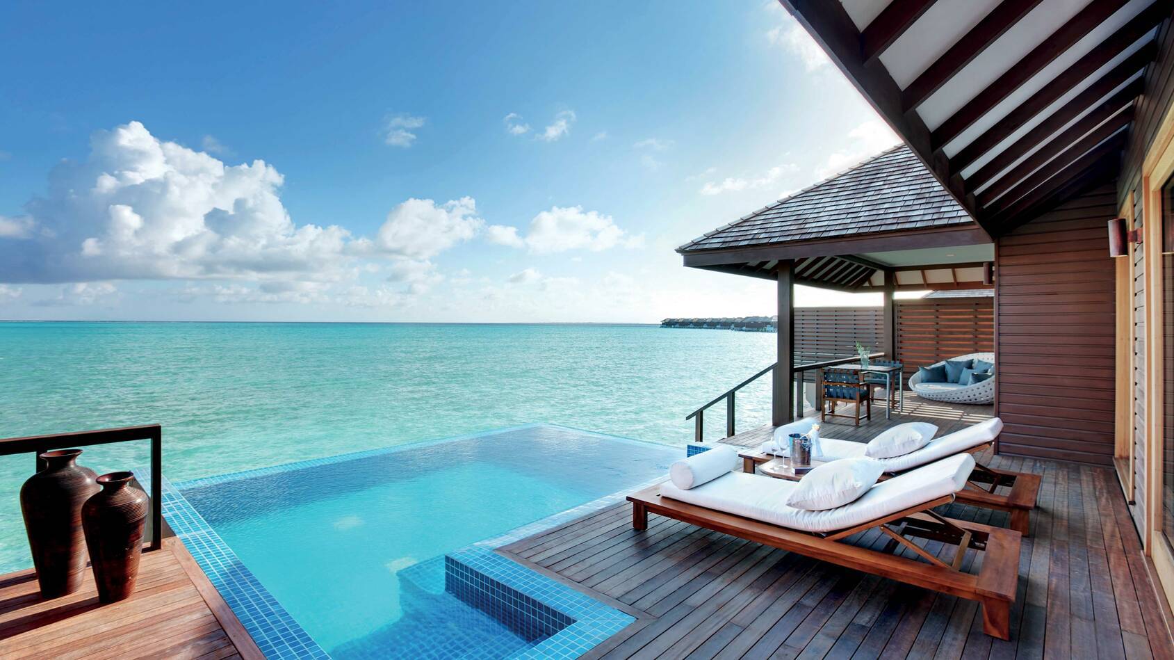 Hideaway Beach Deluxe Water Villa With Pool Seaview Maldives