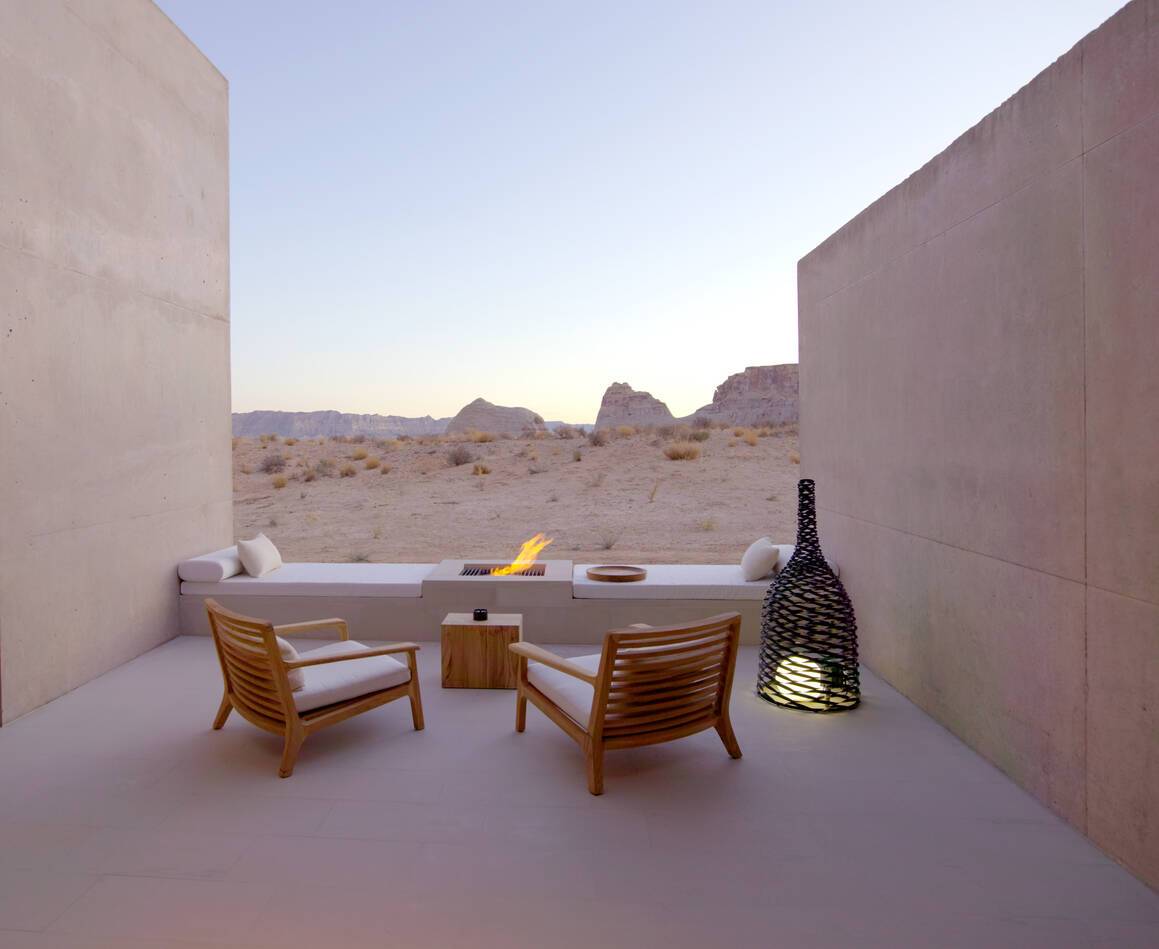 Amangiri Suite Desert Lounge Etats Unis