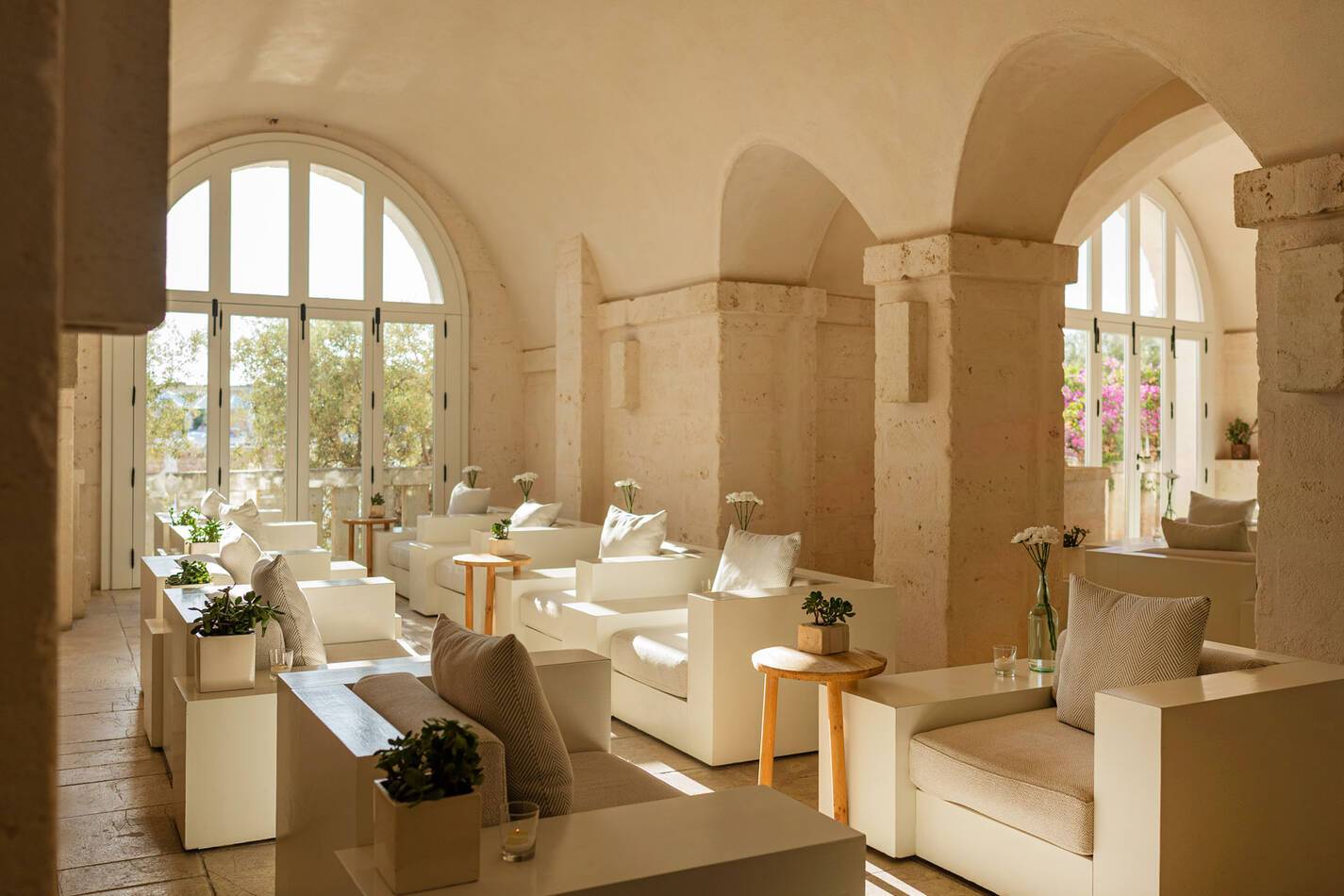 Borgo Egnazia Pouilles Italie Salon