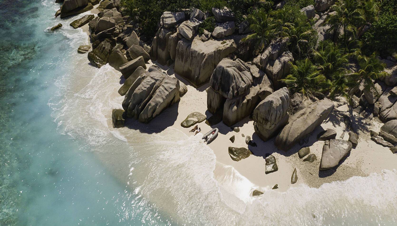 Raffles Seychelles Island Hopping Aerial