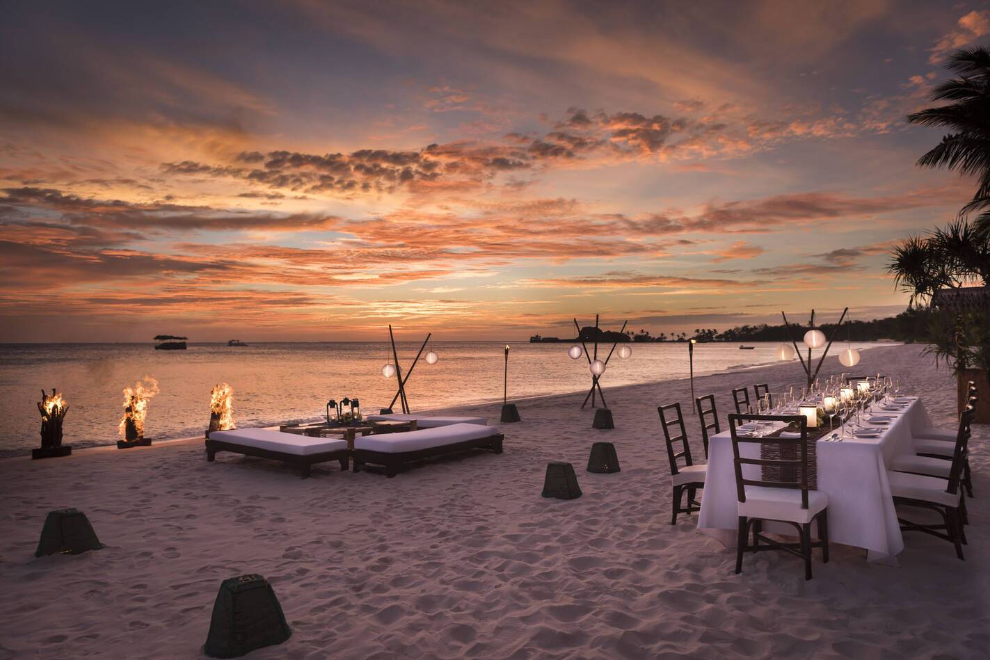 Amanpulo Philippines Diner Prive