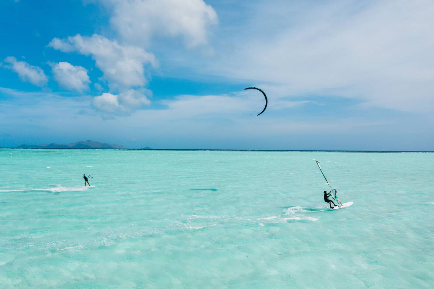 Amanpulo Philippines Kitesurfing