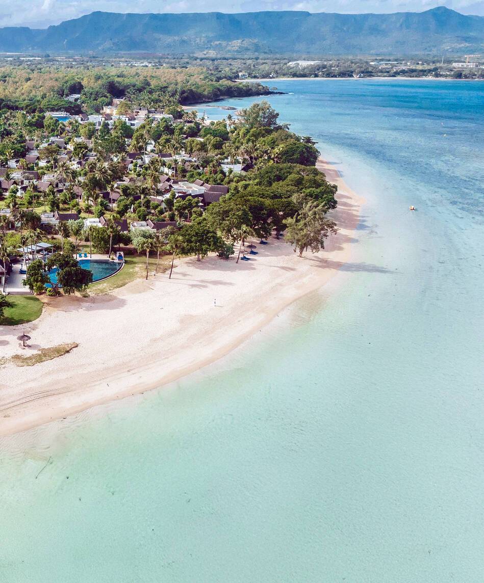 Maradiva Ile Maurice Aerial Beach