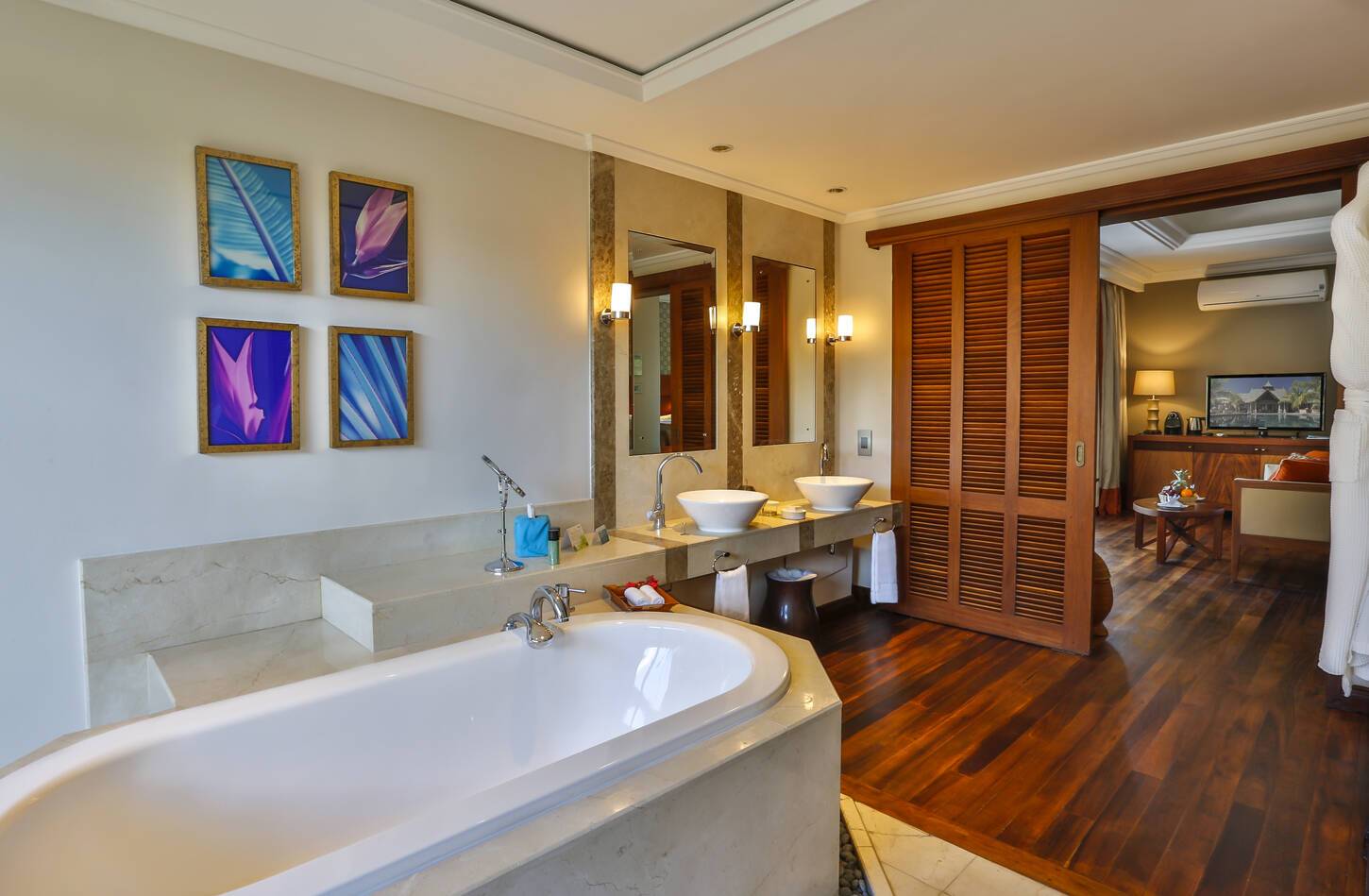 Maradiva villas luxury suite salle de bain