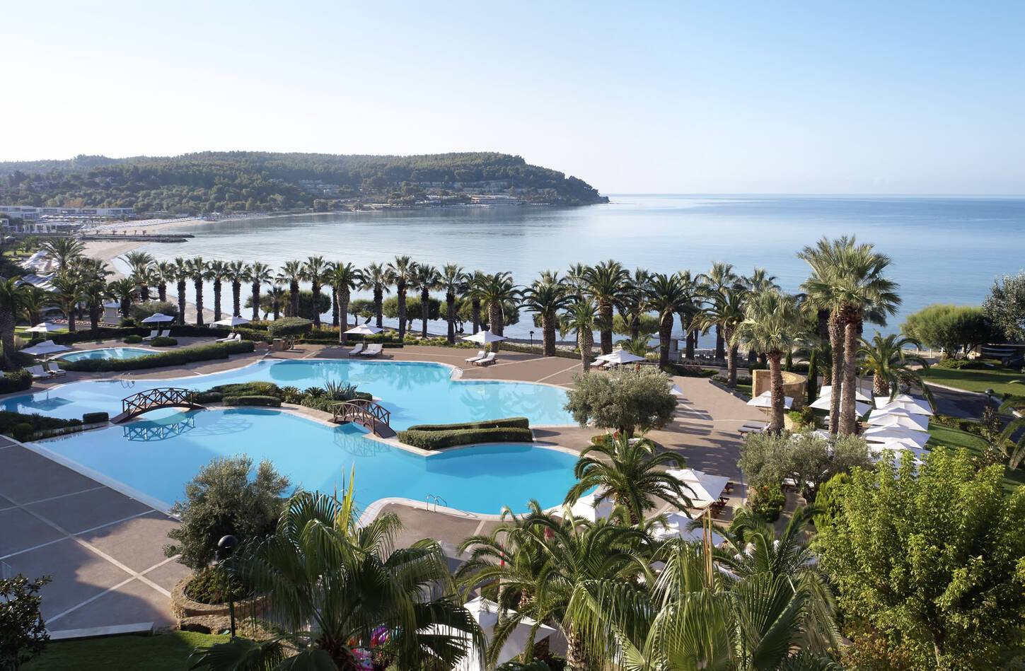 Sani Resort Thessalonique Grece Sani Beach Piscine