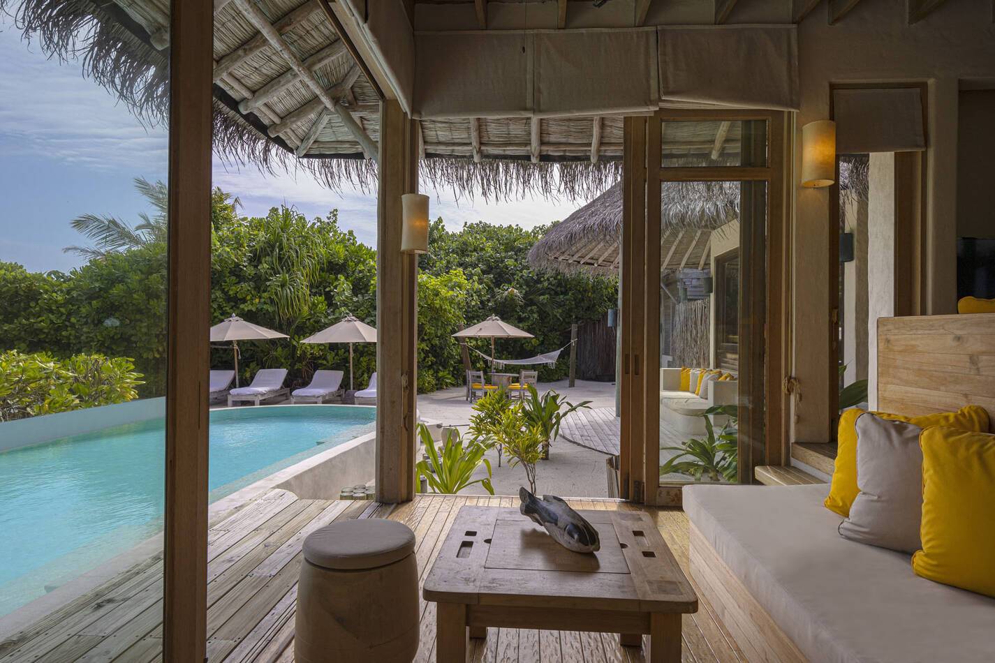 Six Senses Laamu Maldives Two Bedroom Lagoon Beach Villa