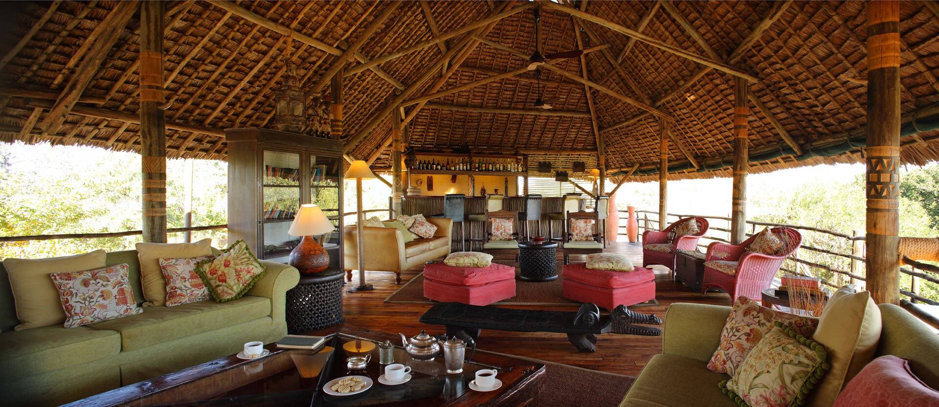 Tanzanie Siwandu Camp Lounge