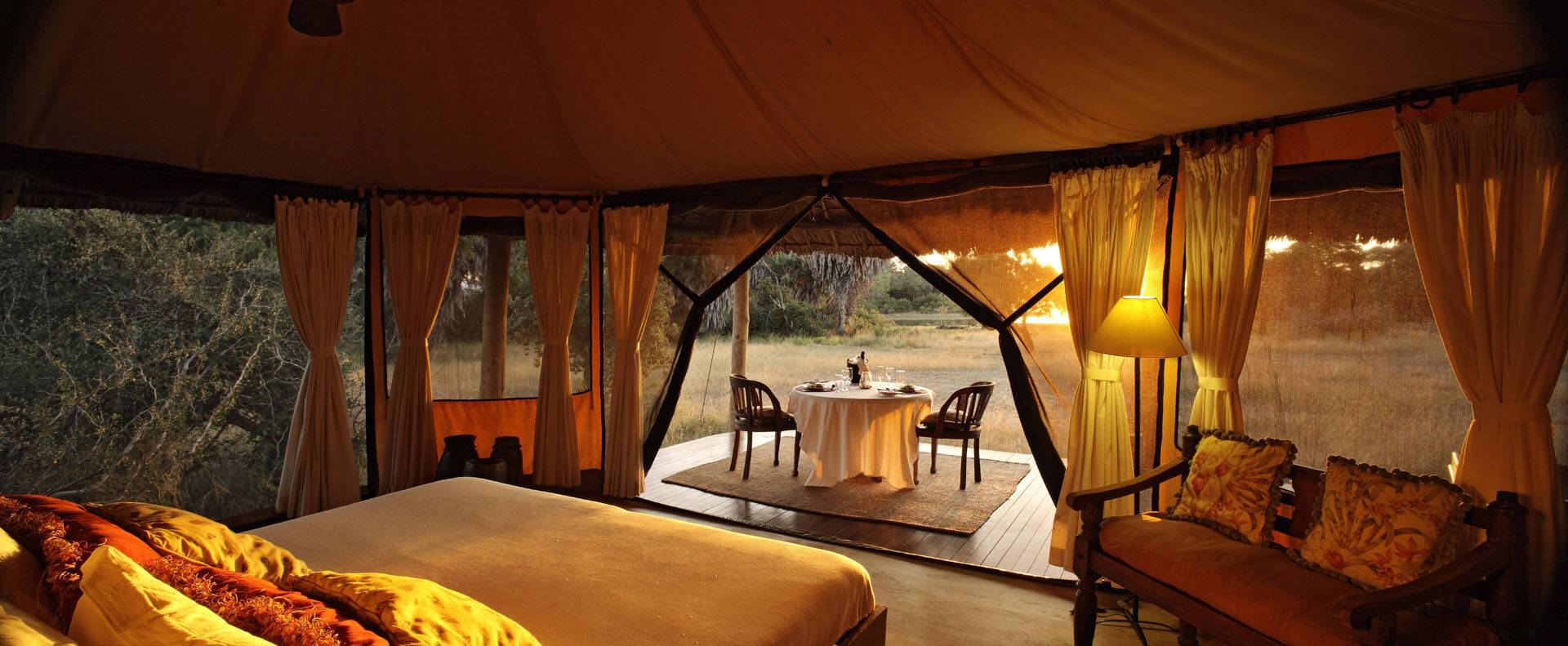 Tanzanie Siwandu Camp Tente Vue