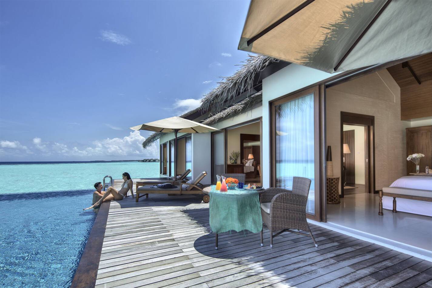 The Residence Villa Water Pool Terrasse MaldivesJPG
