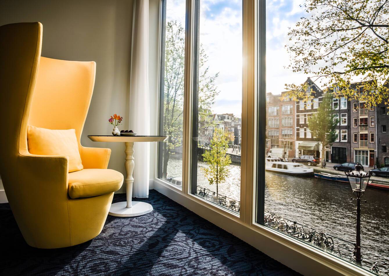 Andaz Large Canal View Chambre Vue Amsterdam Pays Bas