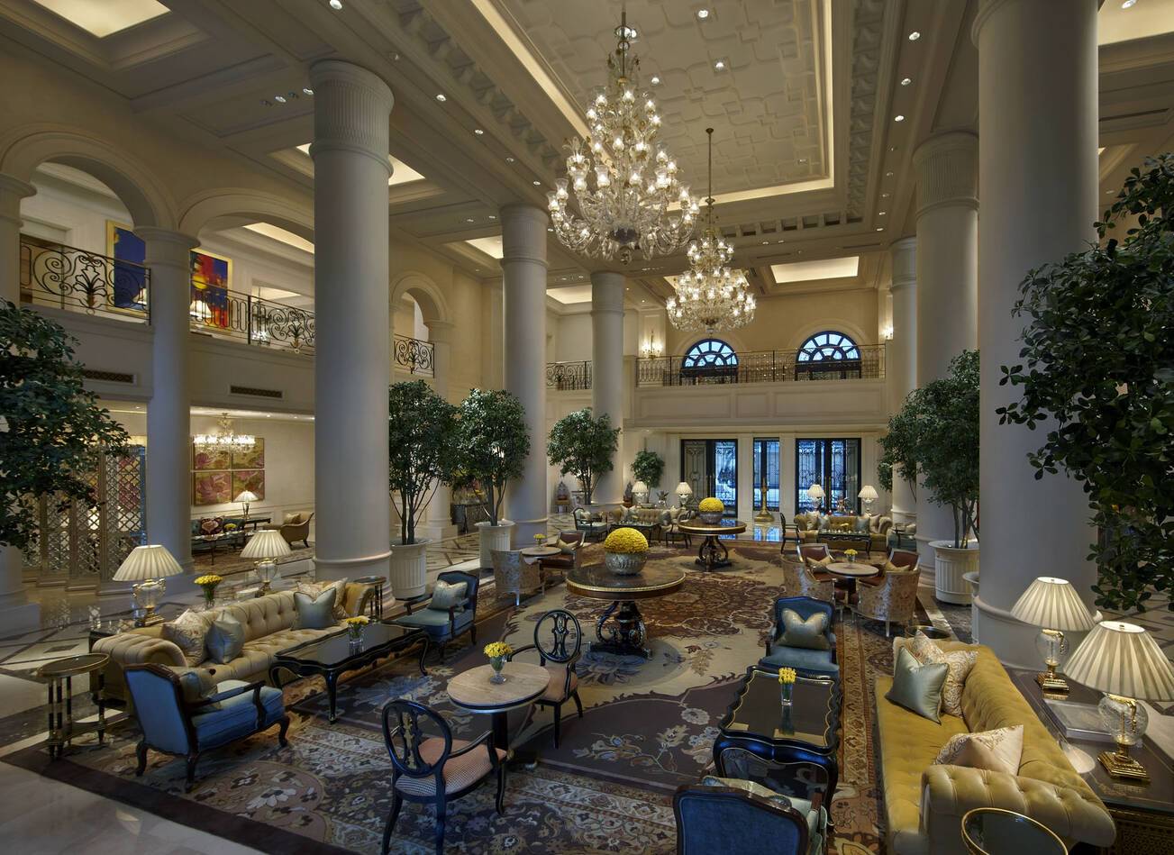 Leela Palace Delhi Inde lobby