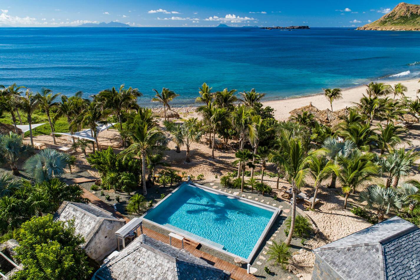 Le Toiny Saint Barth Piscine Vue