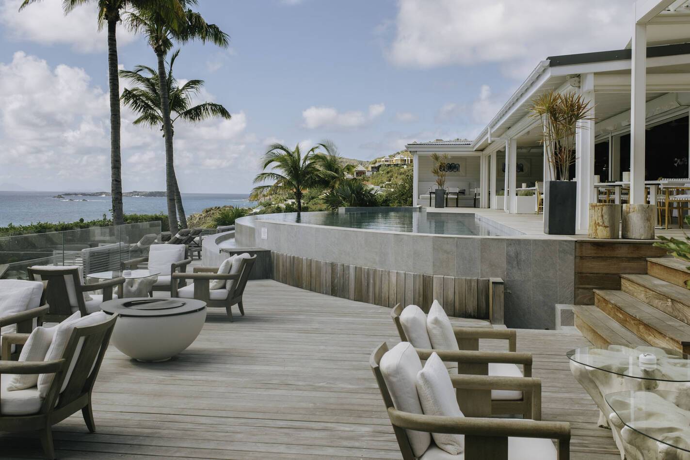 Le Toiny Saint Barth Restaurant Piscine