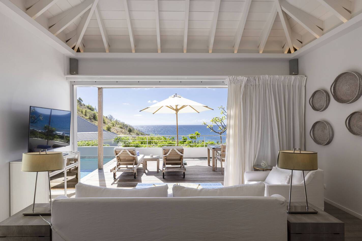 Le Toiny Saint Barth Suite Piscine Salon